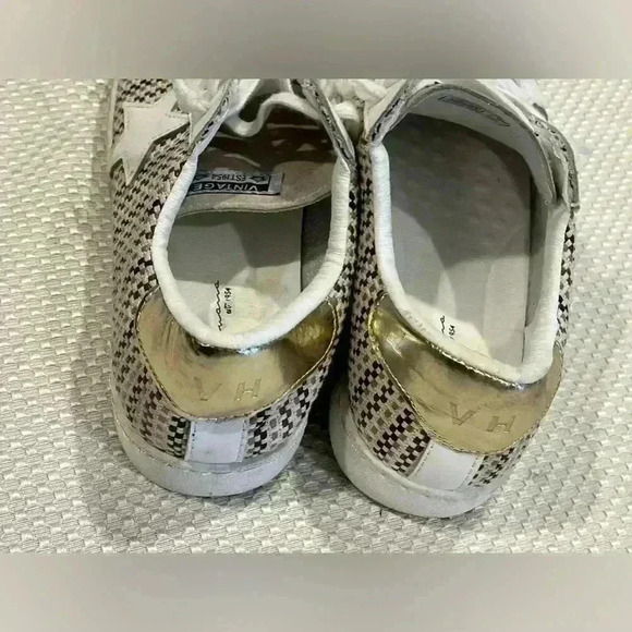 Vintage Havana Carla Tweed Multi Mix Sneaker Size 8 - Picture 2 of 6